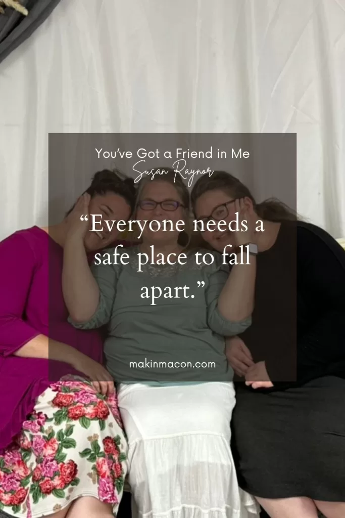 encouragement from a friend and the importance of friendship