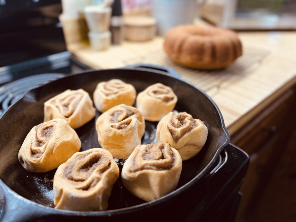 Pre-baked Sourdough Pumpkin Cinnamon Rolls