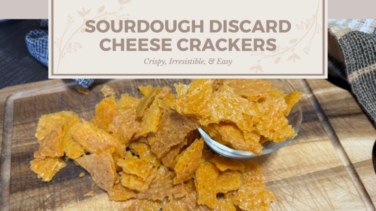 Sourdough Cheese Crackers